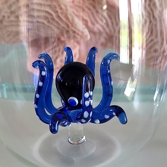 🐙New🐙 Stemless Octopus Wine Glasses Set of 2 - Picture 4 of 4
